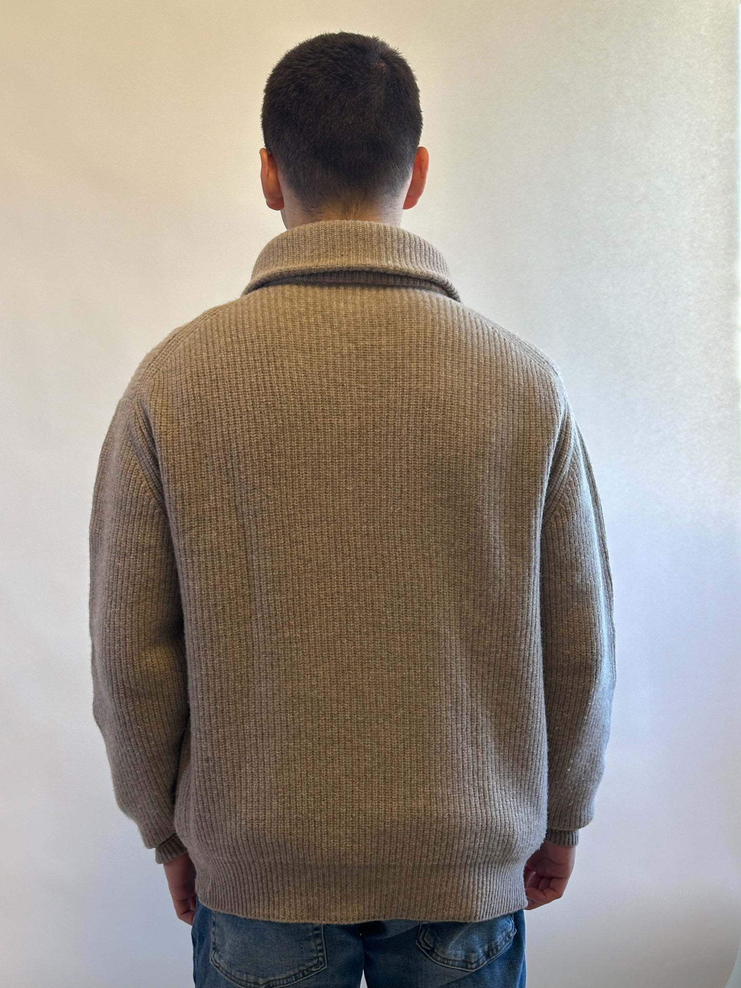 G&P Club Cashmere Quarter Zip Jumper